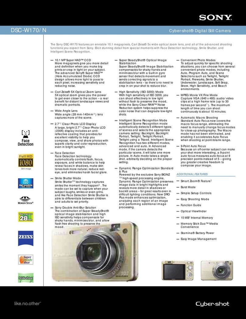 Sony DSC-W170/N User manual
