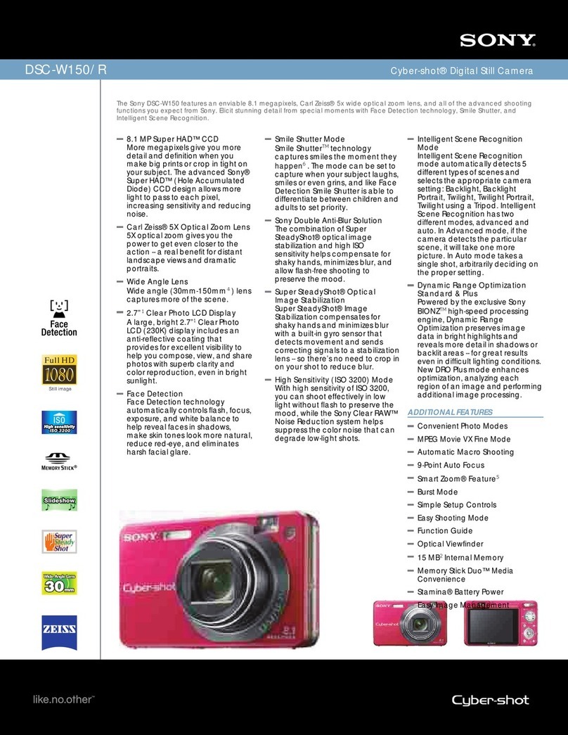 Sony DSC-W150/R User manual
