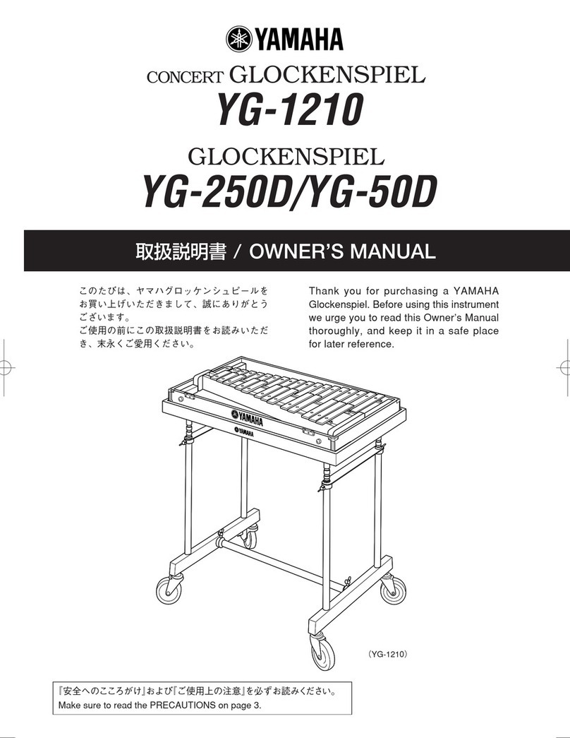 Yamaha YG-1210 owner's manual