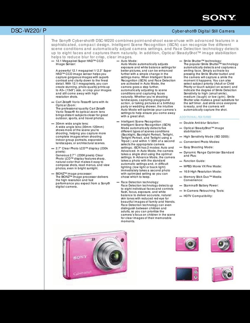 Sony DSC-W220/P User manual