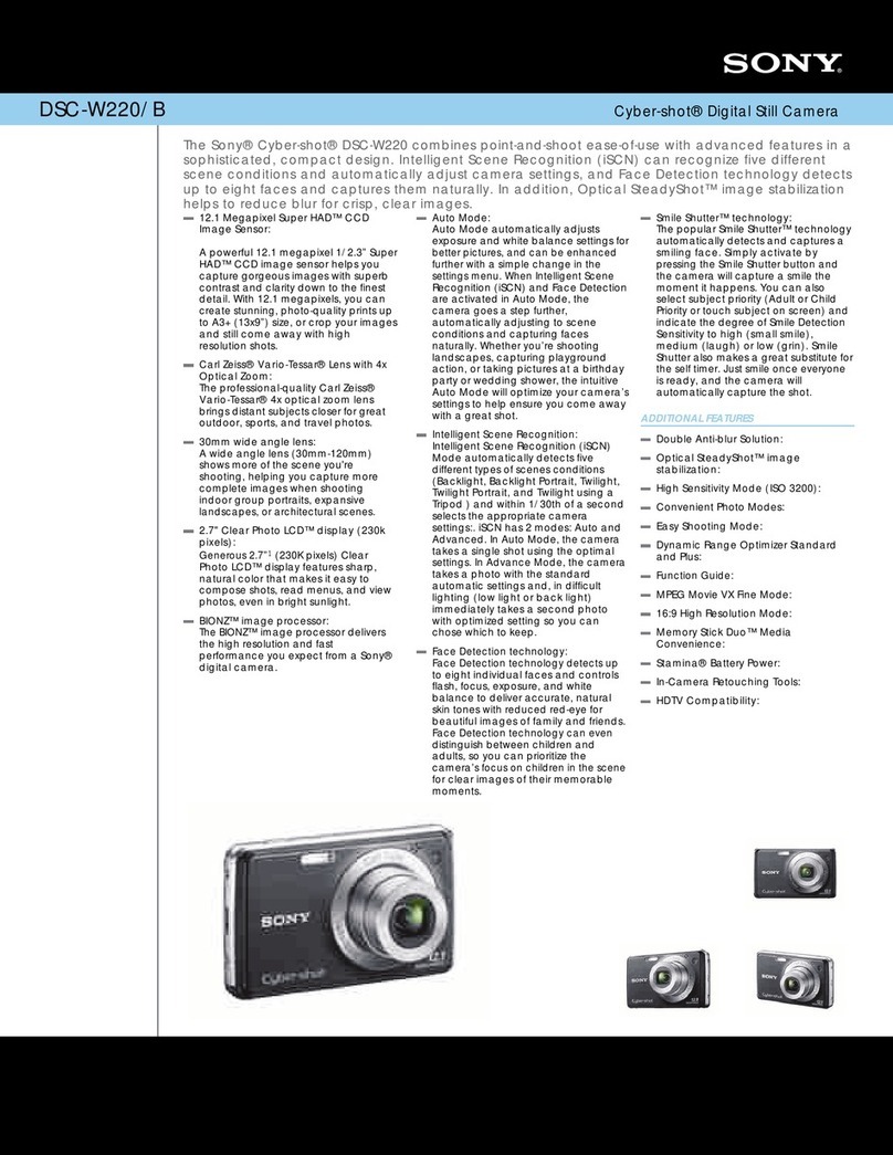 Sony DSC-W220/B User manual
