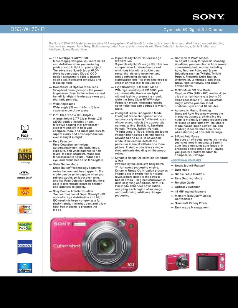 Sony DSC-W170/R User manual