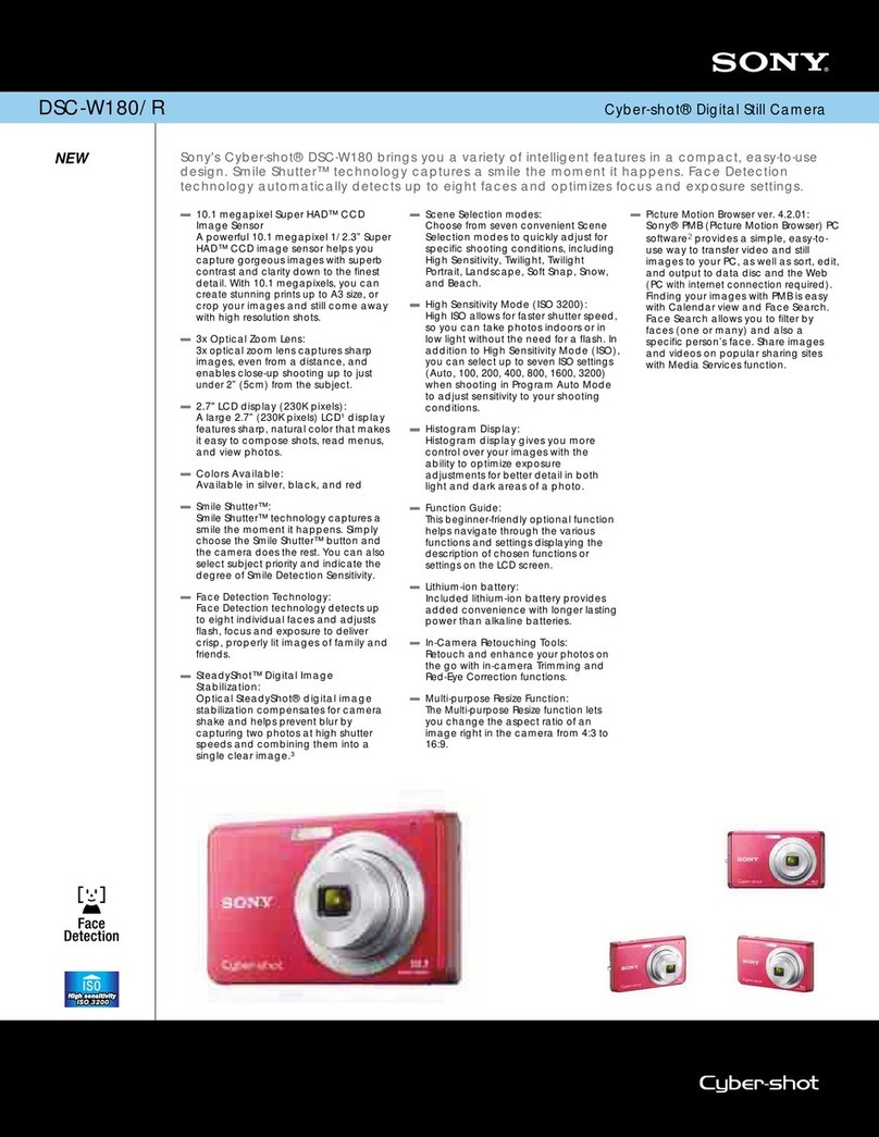 Sony DSC-W180/R User manual