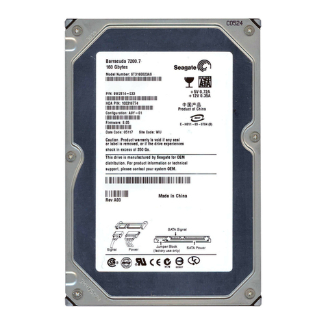 Seagate Barracuda 7200.7 ST3160023AS product manual