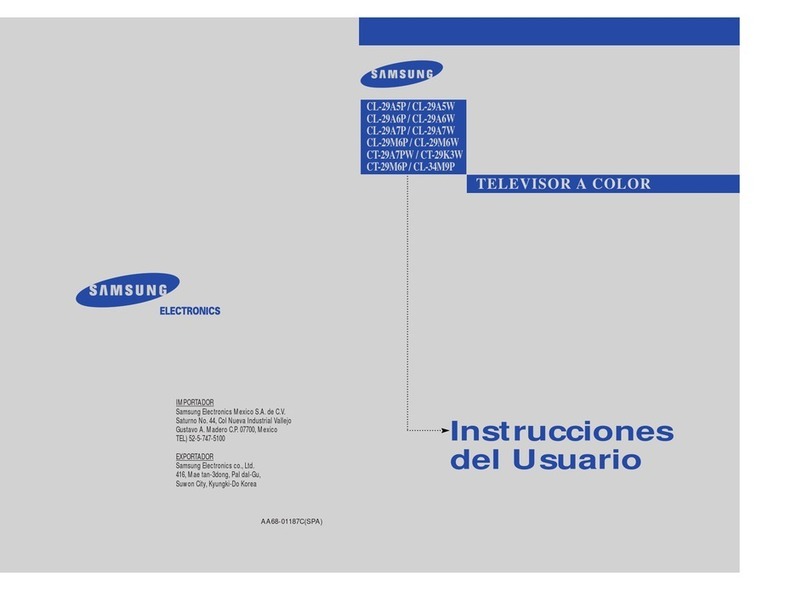 Samsung CL-29M6P Instrucciones del usuario