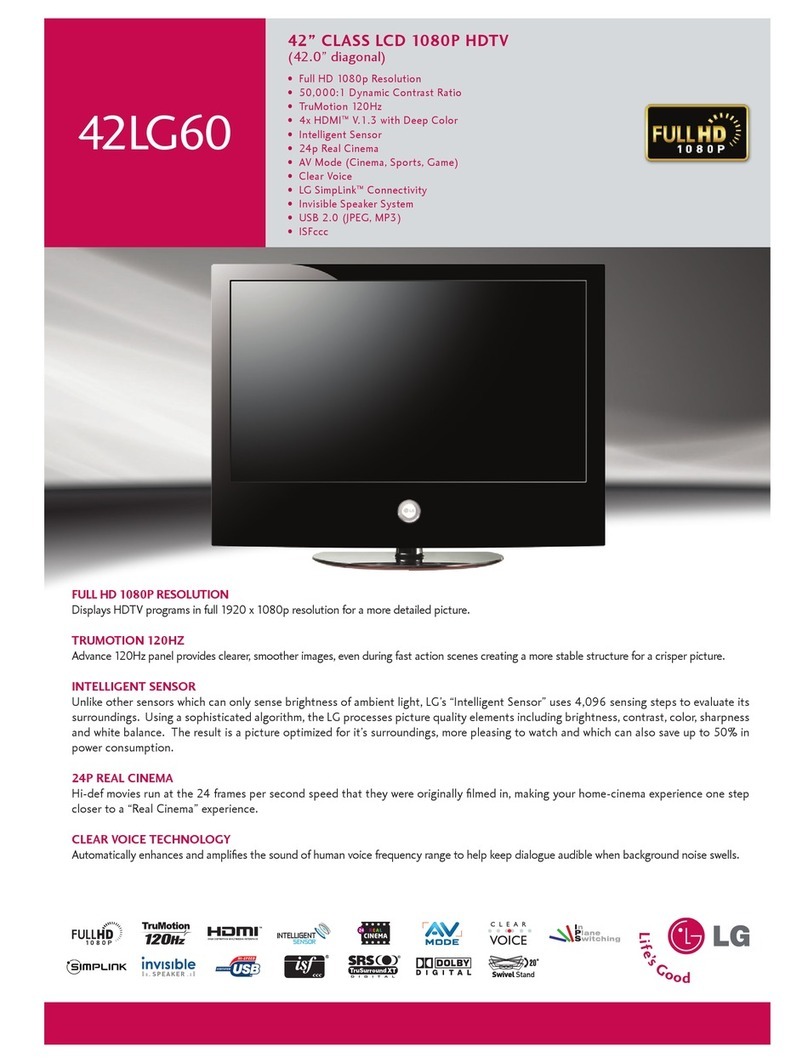 LG 42LG60 Series User manual