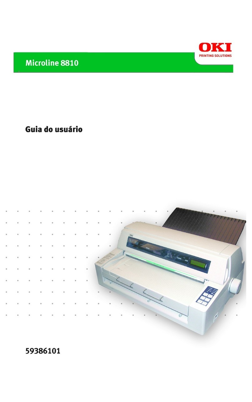 Oki ML8810 Training manual