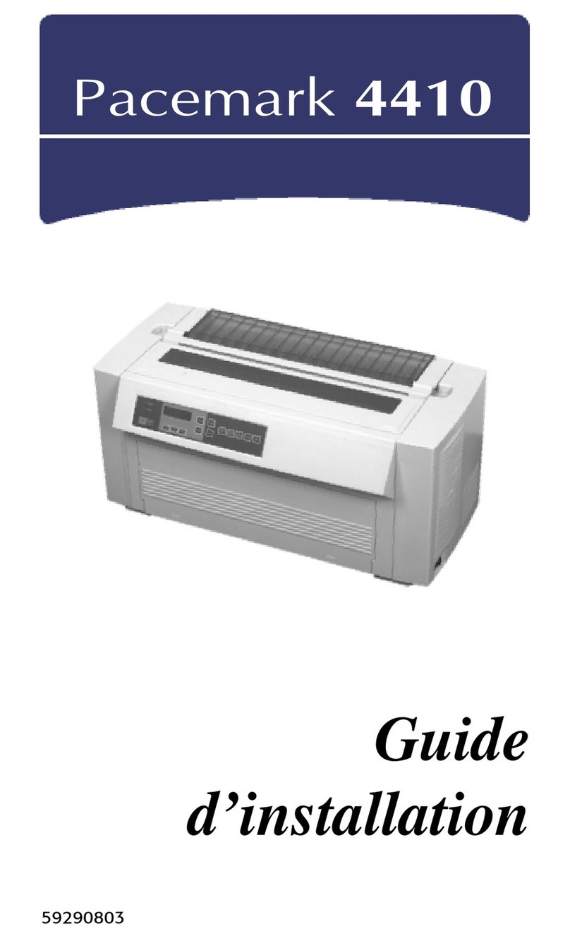 Oki Pacemark PM4410 User manual