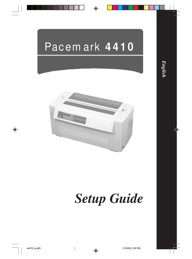 Oki Pacemark PM4410 User manual