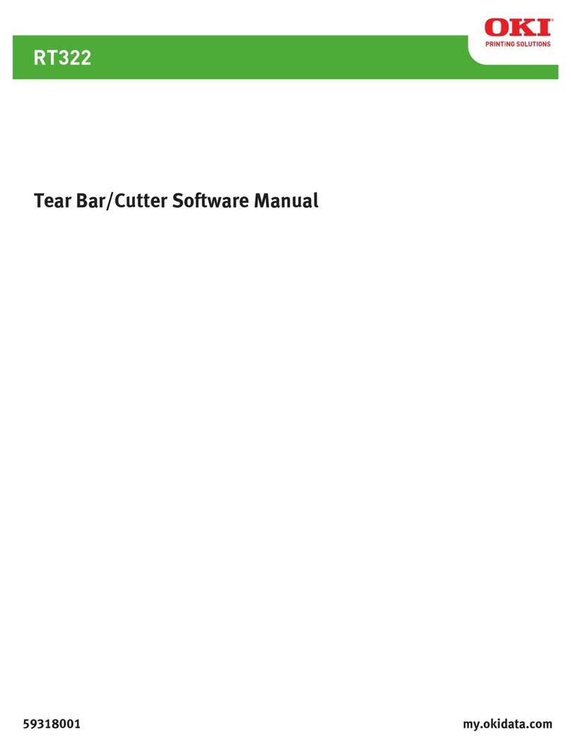 Oki Pacemark PM4410 Mounting instructions