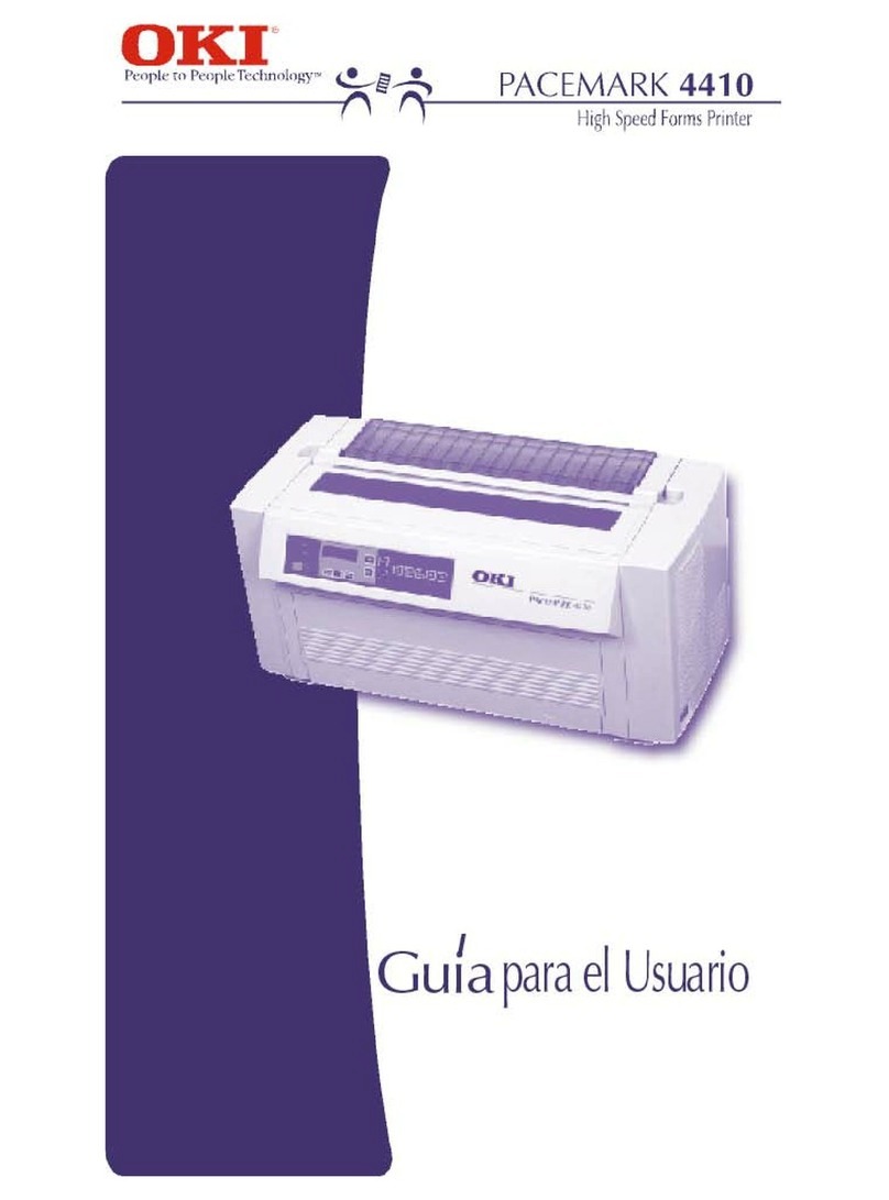 Oki Pacemark PM4410 Quick start guide