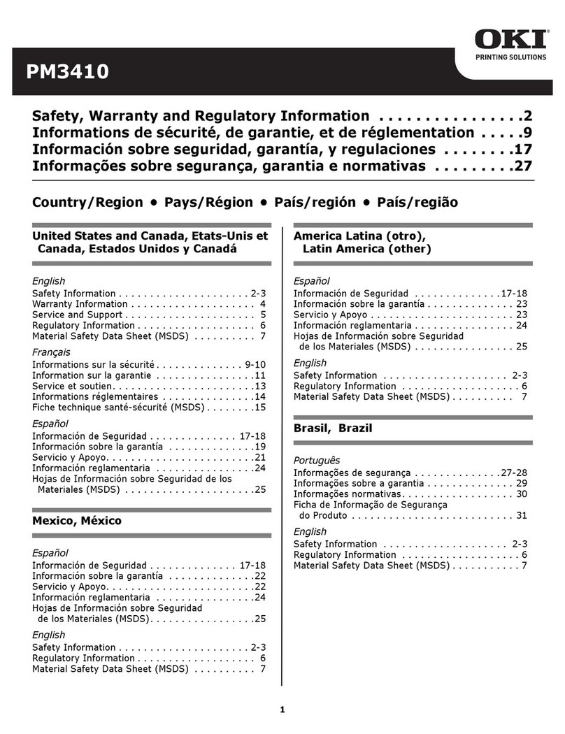 Oki PM3410 Owner's manual