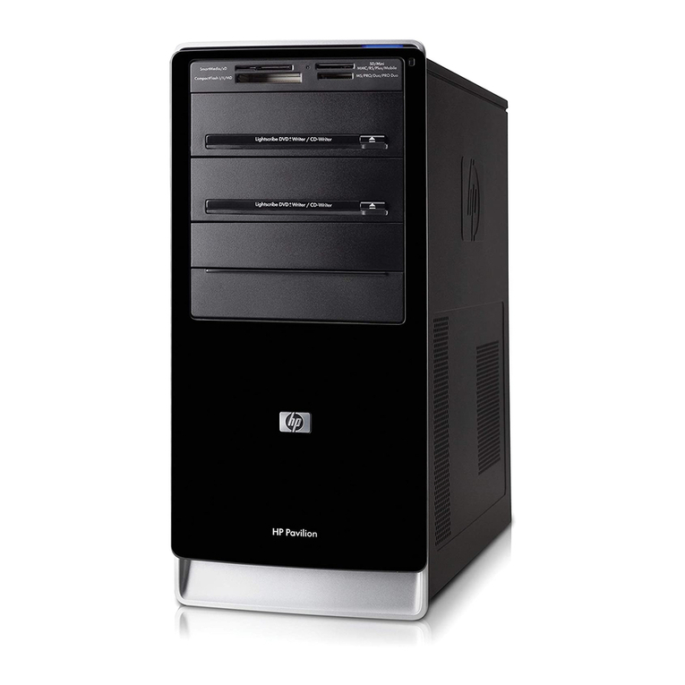 HP A6110n - Pavilion - 2 GB RAM User manual HP A6110n - Pavilion - 2 GB RAM User manual