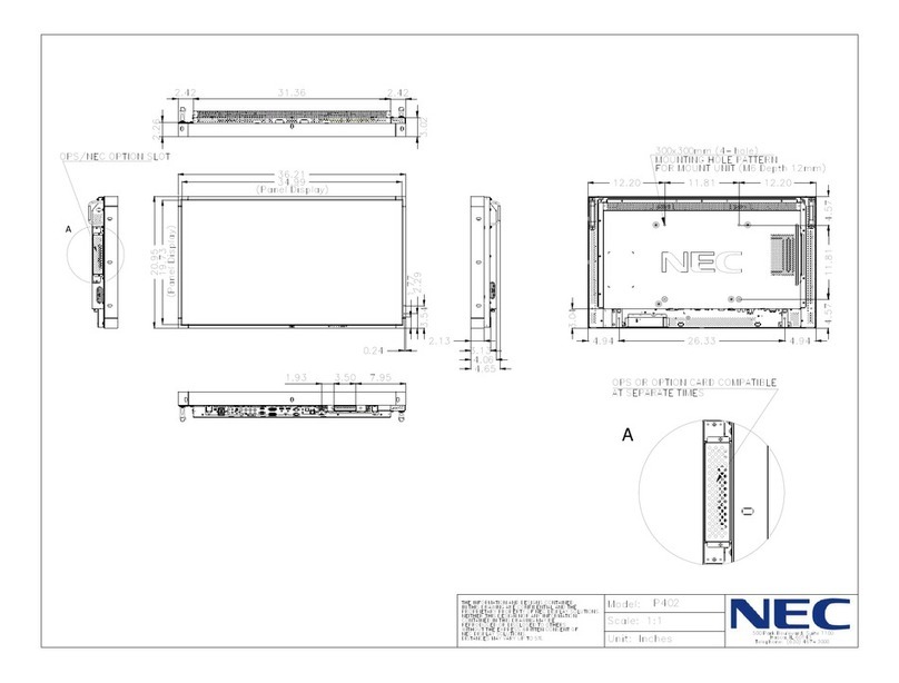 NEC MultiSync P402 Guide