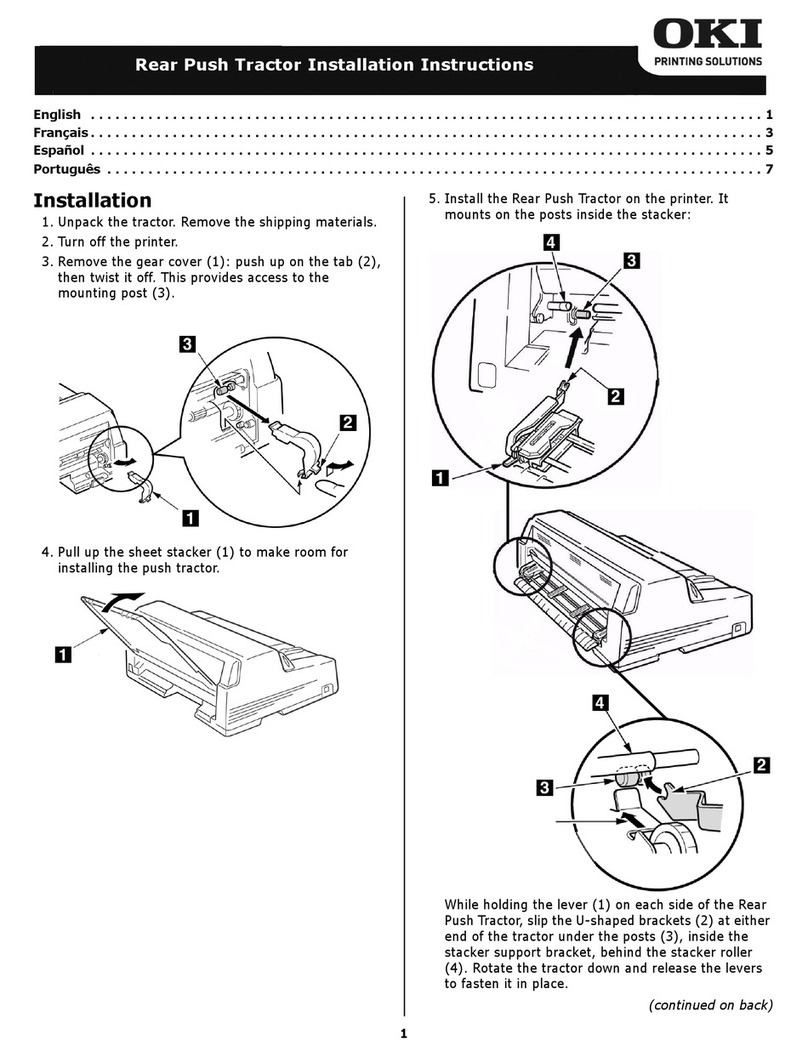 Oki ML8810 User manual