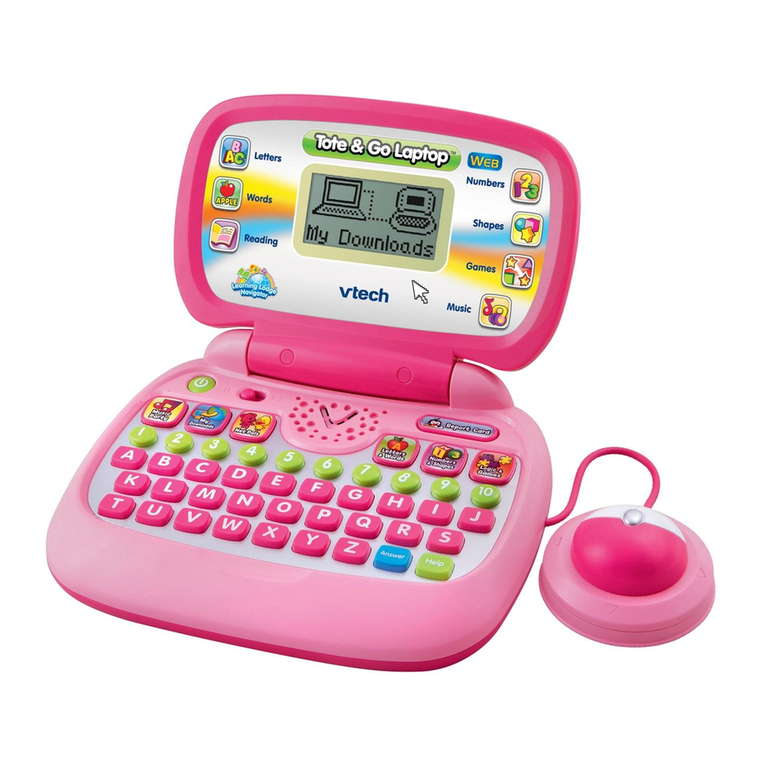 V-tech Tote & Go Laptop Web Connected User manual