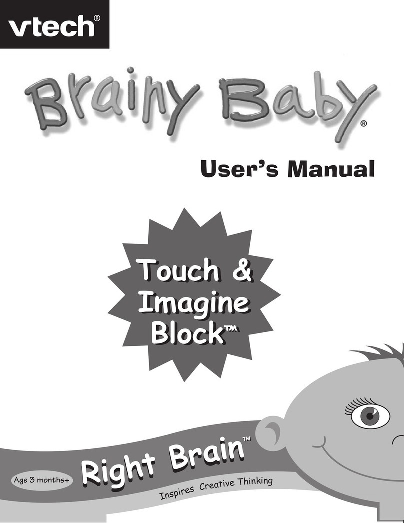 V-tech Touch & Imagine Block User manual