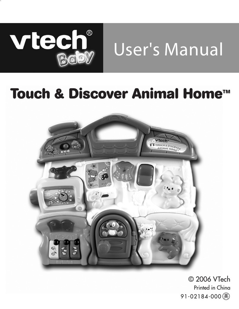 V-tech Touch & Discover Animal Home User manual V-tech Touch & Discover Animal Home User manual