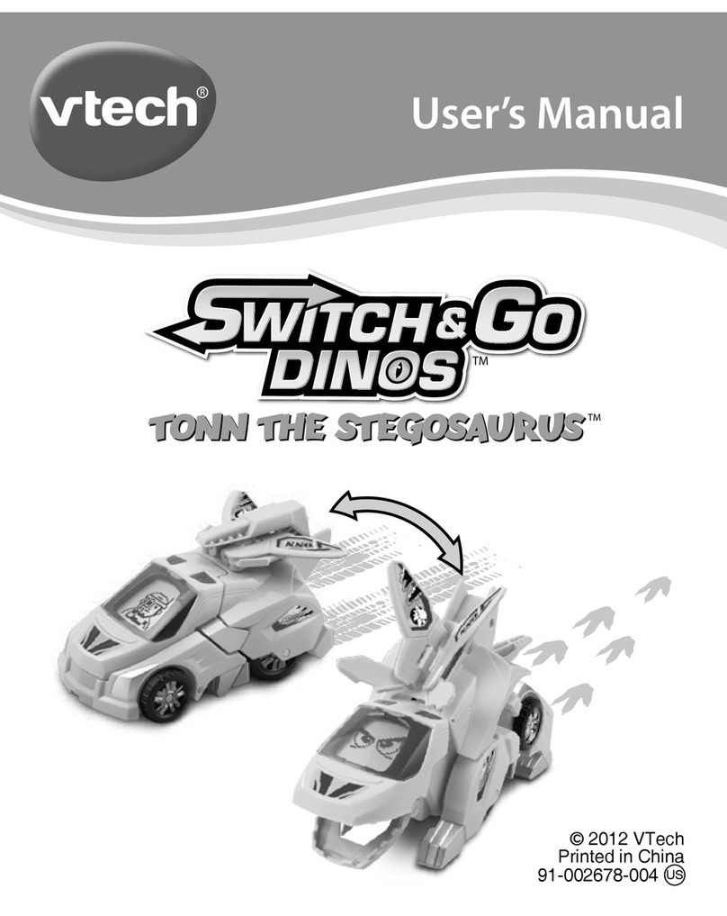 V-tech Switch & Go Dinos - Tonn the Stegosaurus User manual