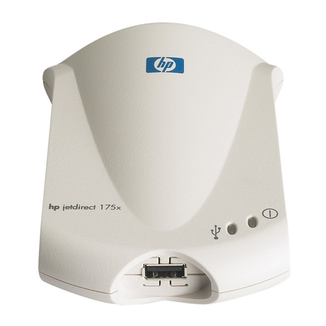 HP Jetdirect 310x - Print Server For Fast... User manual HP Jetdirect 310x - Print Server For Fast... User manual
