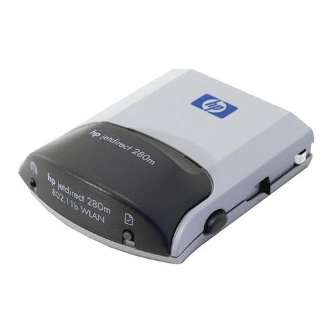 HP Jetdirect 280m - 802.11b Wireless Print... user guide HP Jetdirect 280m - 802.11b Wireless Print... user guide