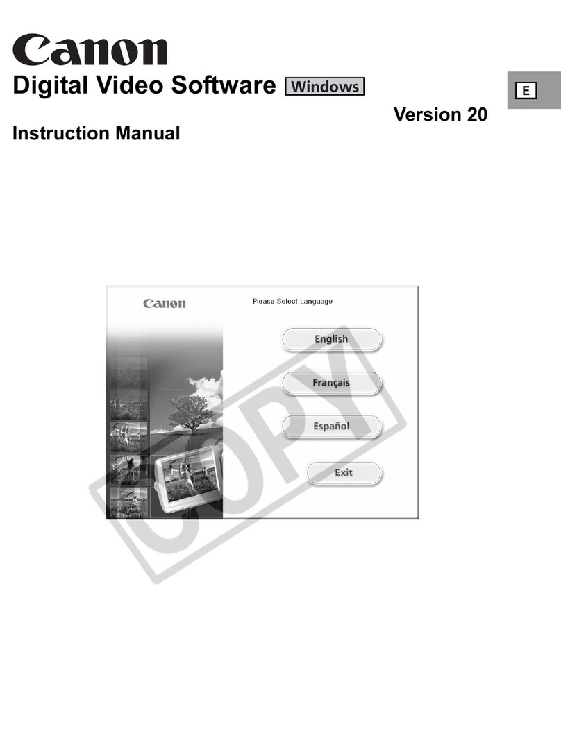 Canon ELURA 100 - Camcorder - 1.3 MP instruction manual