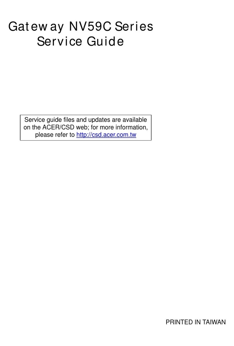Gateway NV59C Series User manual