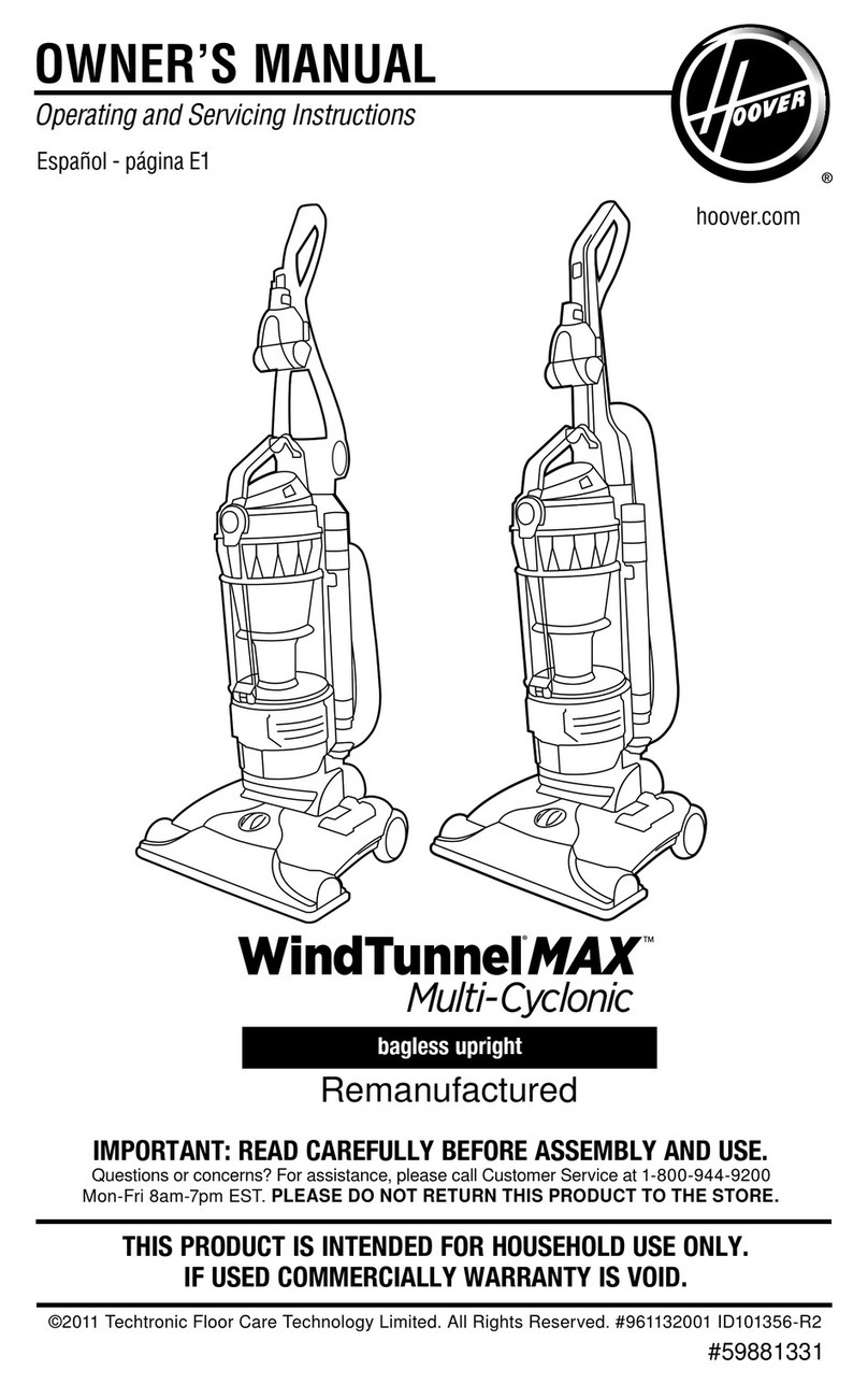 Hoover UH70600RM User manual