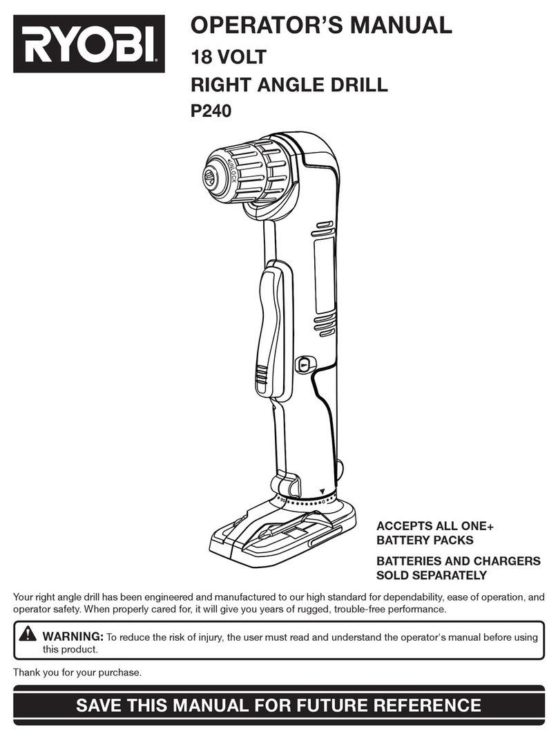 Ryobi P862 User manual