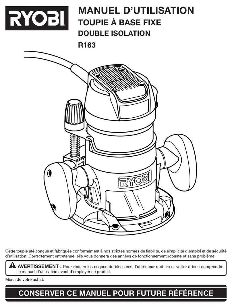 Ryobi R163K User manual