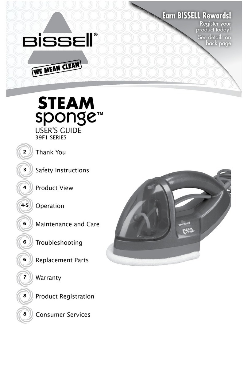 Bissell Steam Sponge Handheld Cleaner User manual