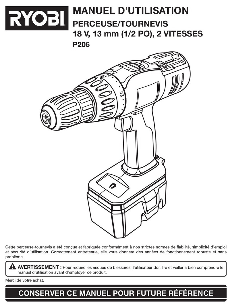 Ryobi P824 Configuration guide Ryobi P824 Configuration guide