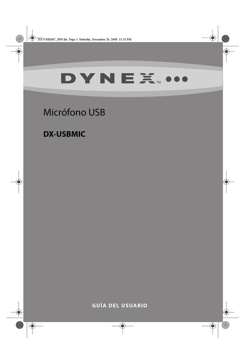 Dynex DX-USBMIC Quick start guide