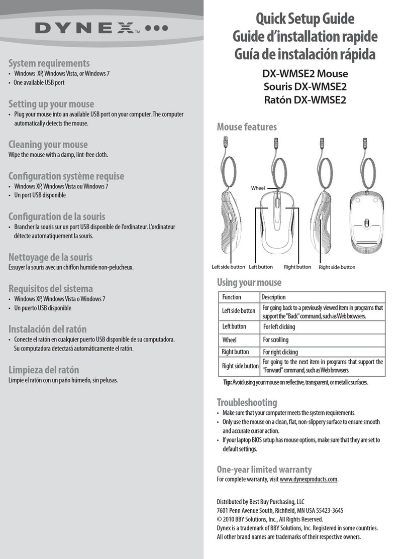 Dynex DX-WMSE2 Quick setup guide