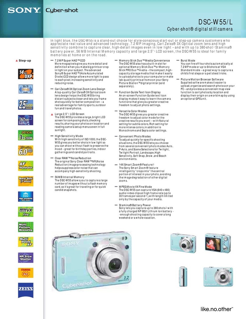 Sony DSC-W55/L User manual