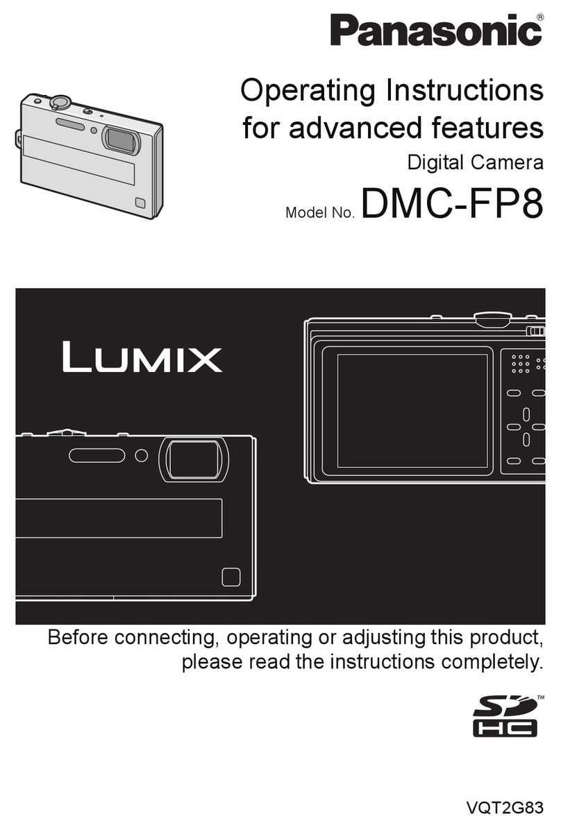 Panasonic DMC-FP8S - Lumix Digital Camera User manual