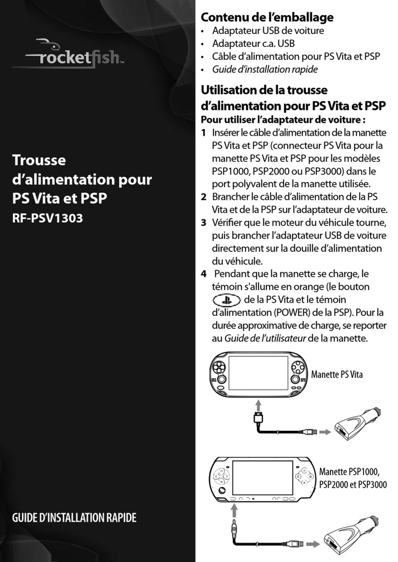 Rocket Fish RF-PSV1303 Installation and operation manual