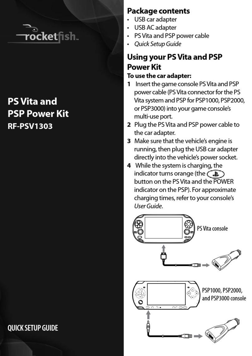 Rocket Fish RF-PSV1303 Quick setup guide