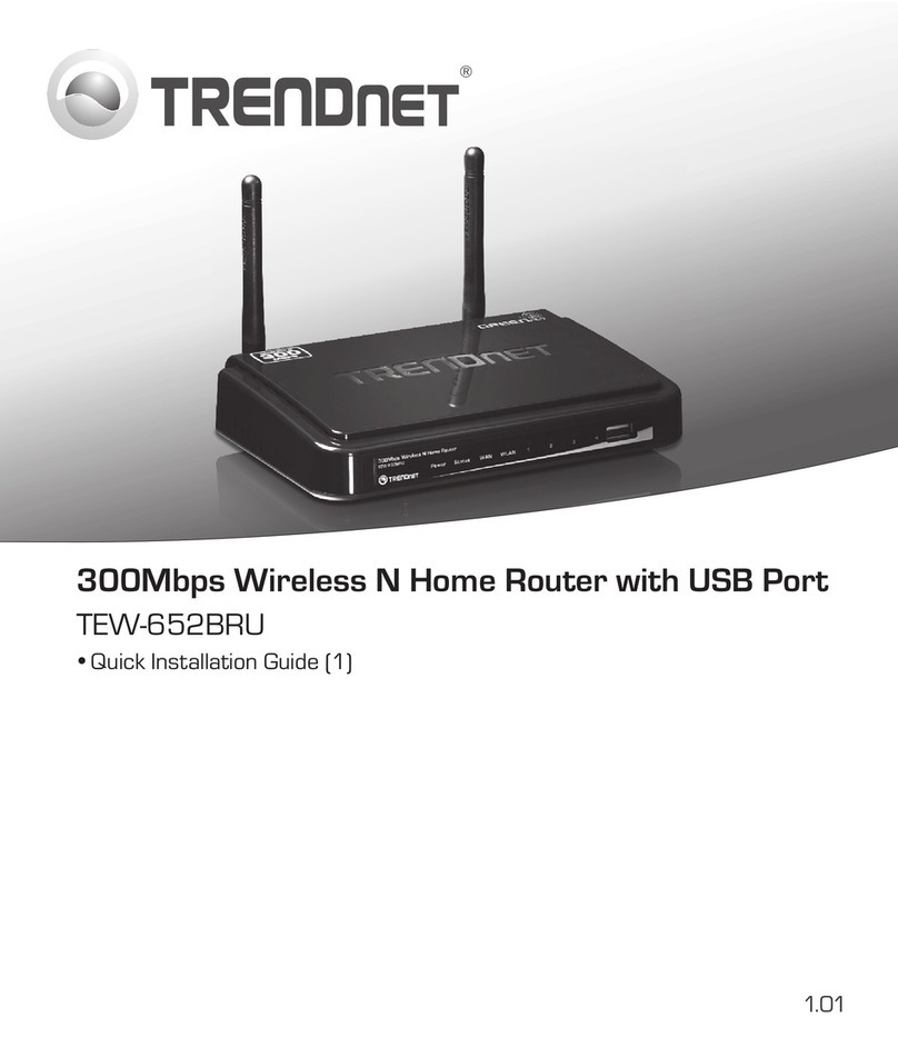 TRENDnet TEW-652BRU User manual TRENDnet TEW-652BRU User manual