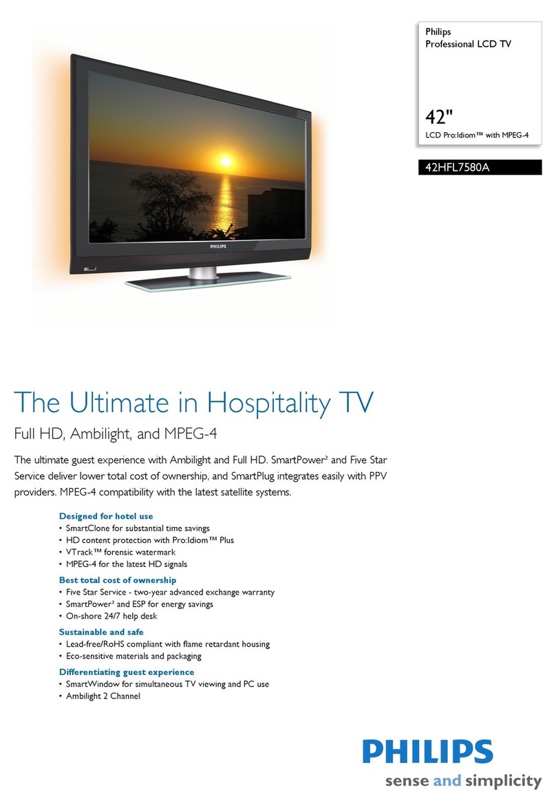 Philips 42HFL7580A User manual