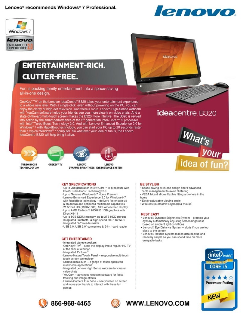 Lenovo 77601BU User manual