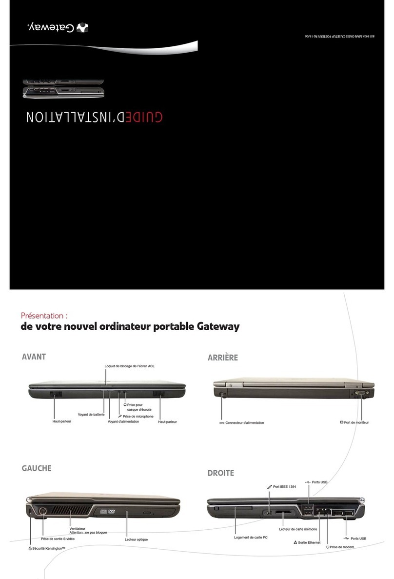 Gateway MT6704h User manual