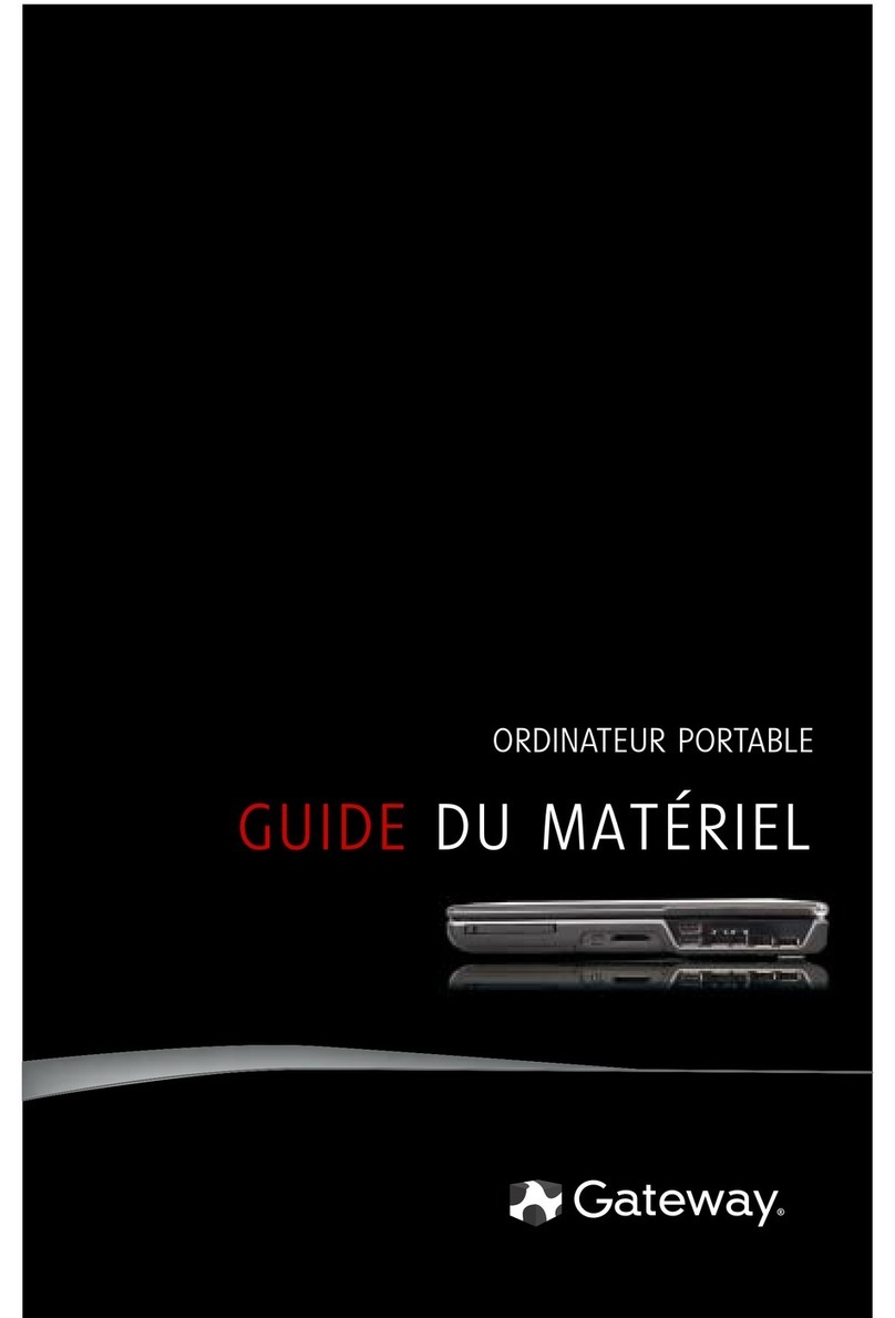 Gateway MT6704h GUIDE DU MATÉRIEL
