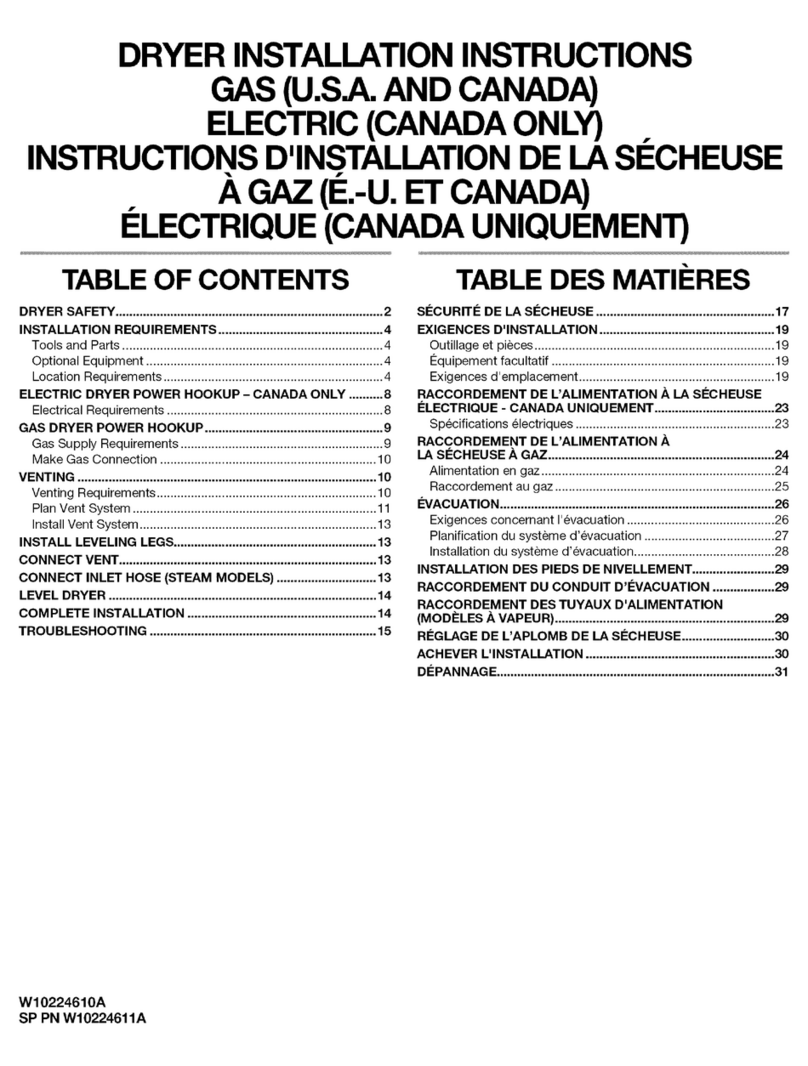 Whirlpool WGD9450WR User manual