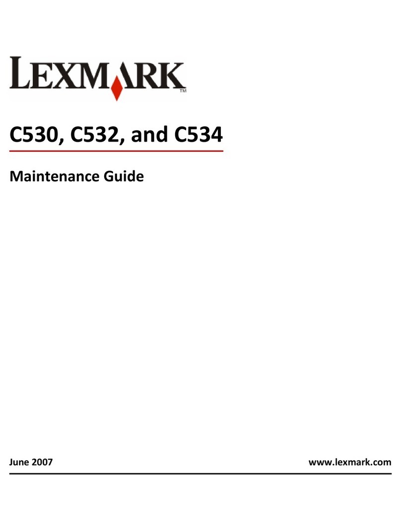 Lexmark 34B0185 - High Voltage Laser Printer Operating manual