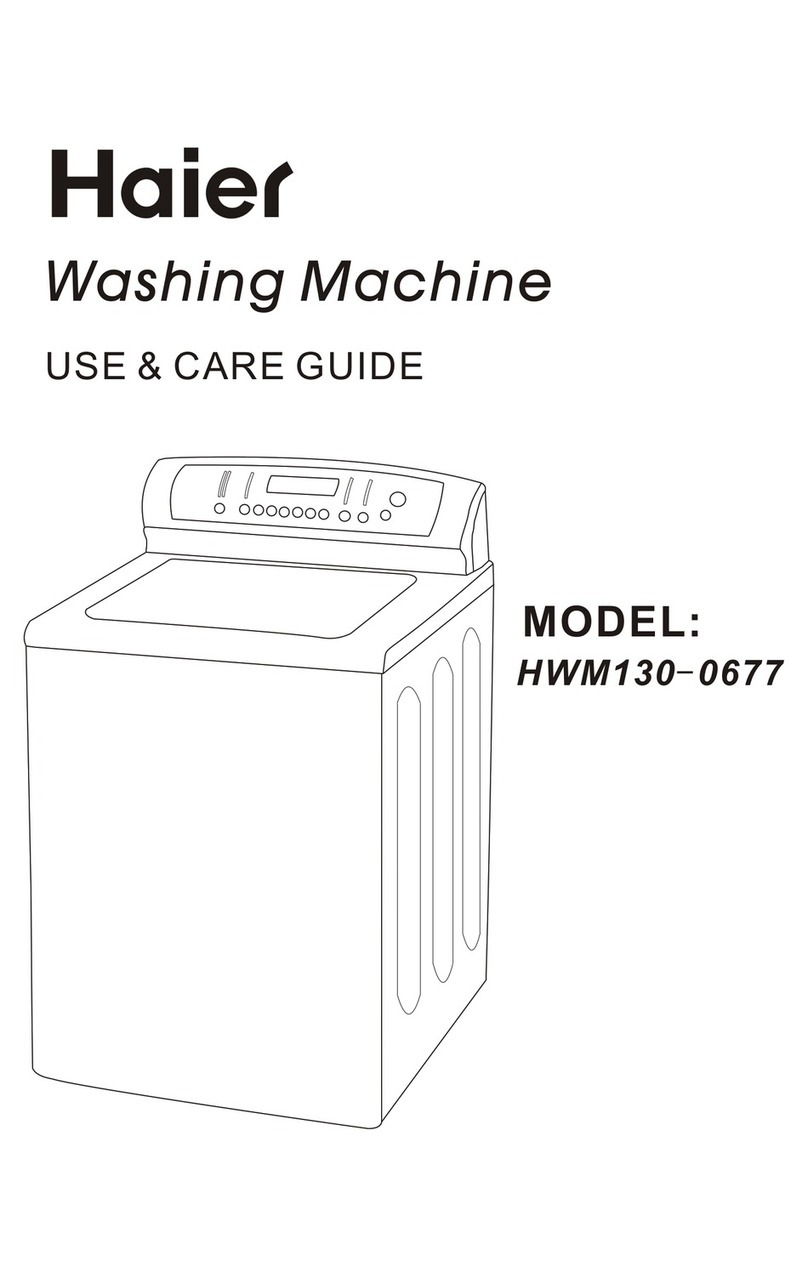 Haier HWM130-0677 Use & care guide