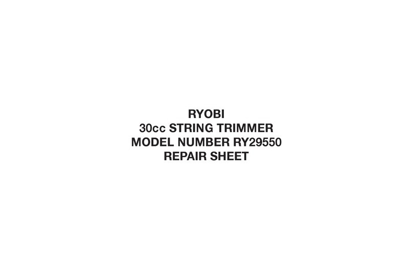 Ryobi RY29550 Quick setup guide