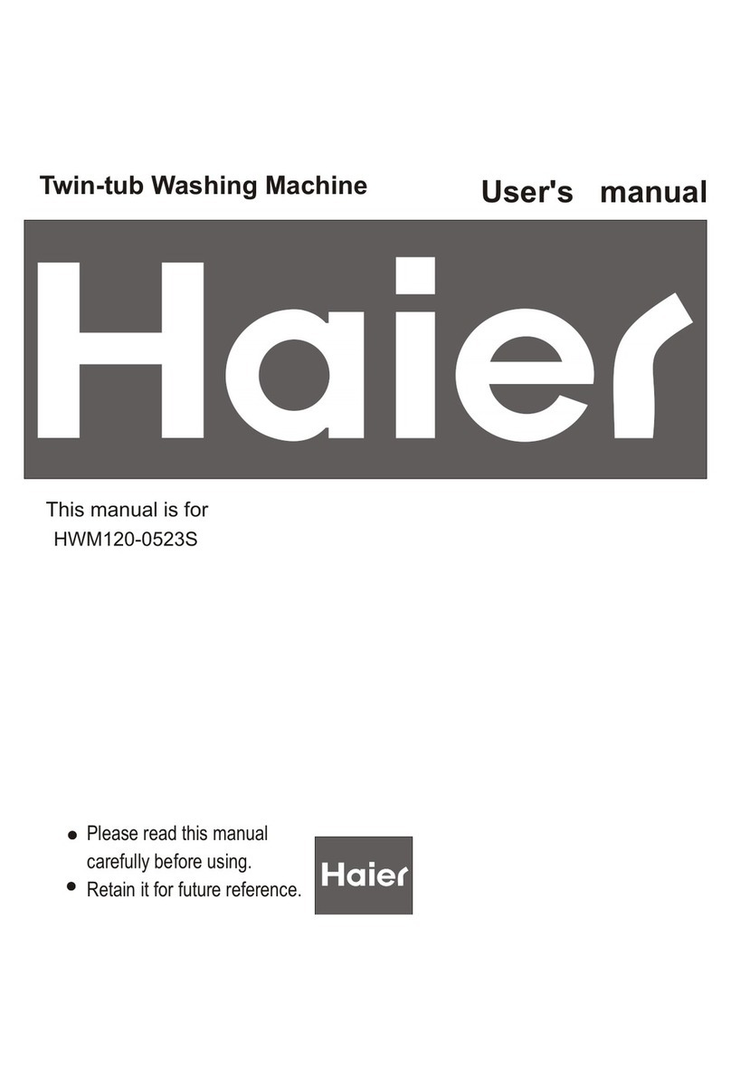 Haier HWM120-0523S User manual Haier HWM120-0523S User manual