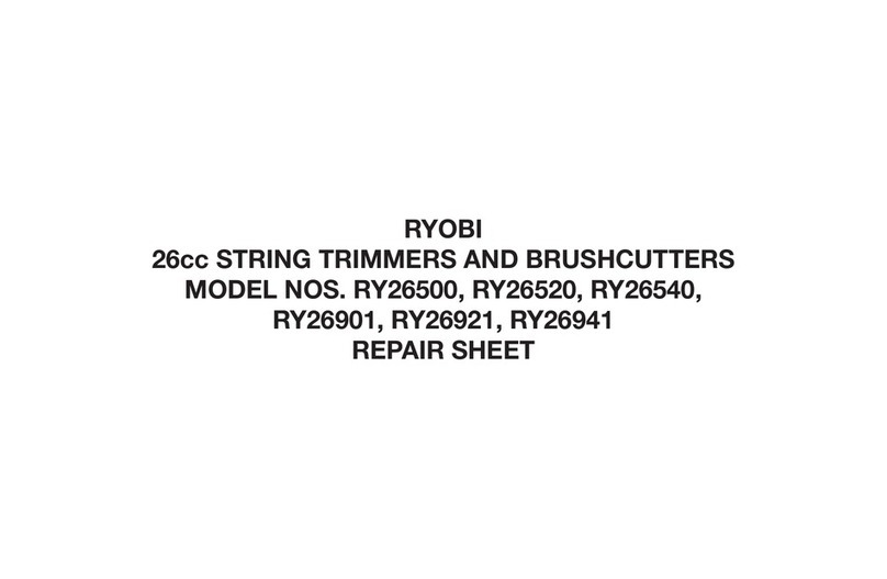 Ryobi RY26540 Quick setup guide