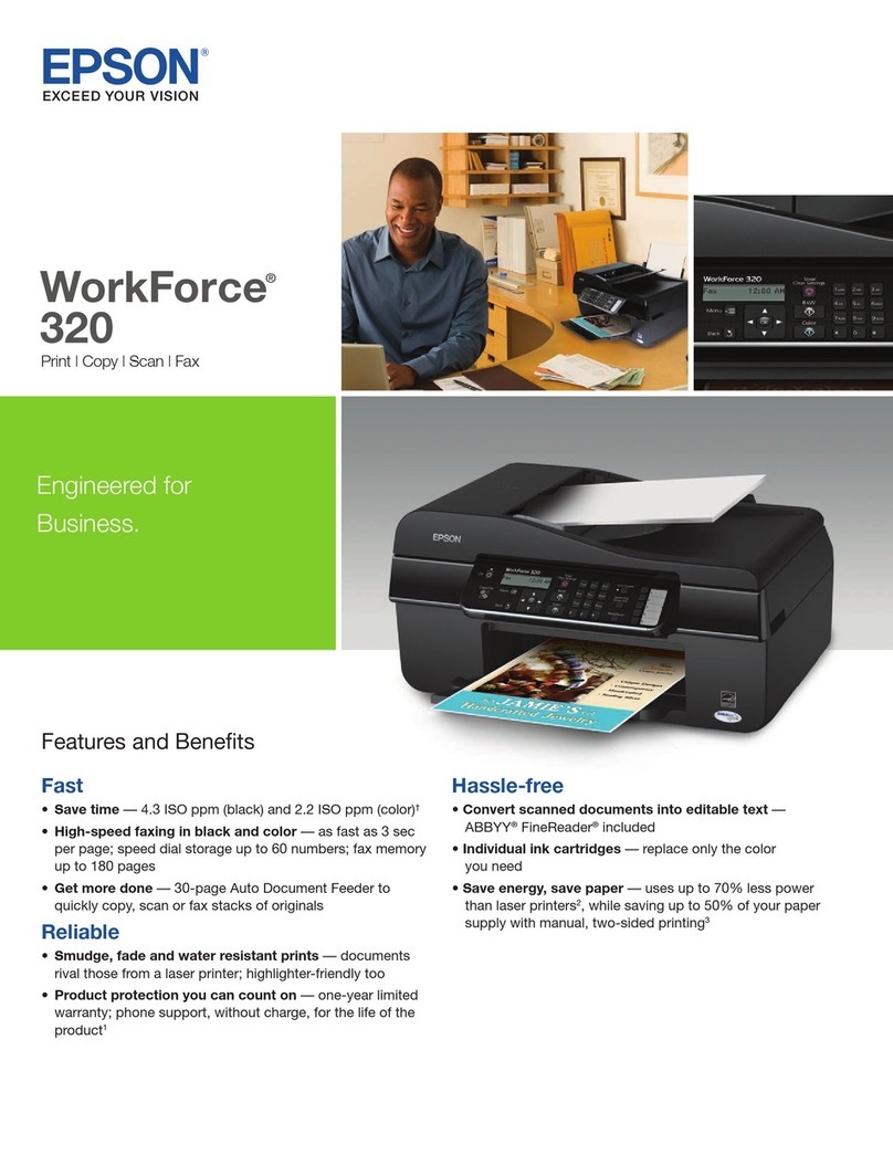 Epson WorkForce 320 User manual